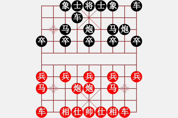 象棋棋譜圖片：橫才俊儒[292832991] -VS- 寶馬A8[1710072182] - 步數(shù)：10 