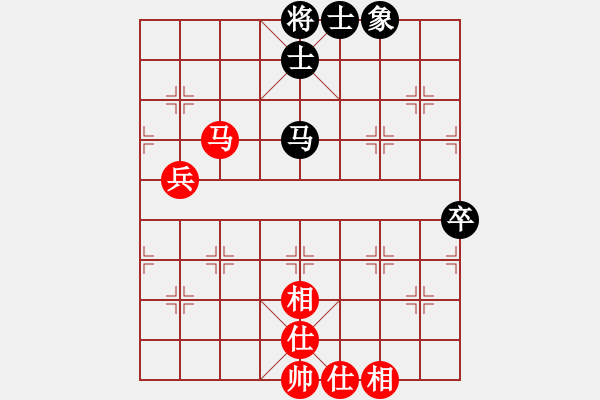 象棋棋譜圖片：棋王小徒弟(月將)-和-漢界之仙(9段) - 步數(shù)：80 