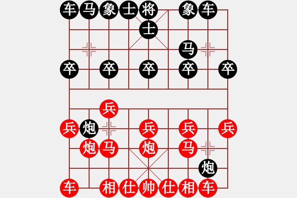 象棋棋譜圖片：中炮對進馬(業(yè)三升業(yè)四評測對局)我先勝 - 步數：10 