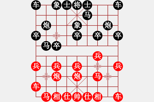 象棋棋譜圖片：黑騎士(3段)-負(fù)-大兵小兵(8段) - 步數(shù)：10 