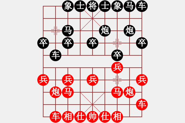 象棋棋譜圖片：京津好斗(1段)-負-一心弈藝(2段) - 步數(shù)：10 