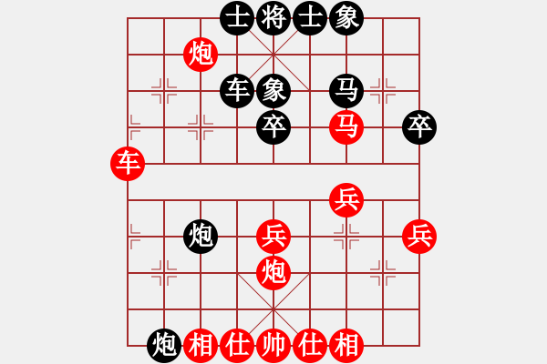 象棋棋譜圖片：完美幸福(天罡)-勝-學(xué)海無涯苦(電神) - 步數(shù)：40 