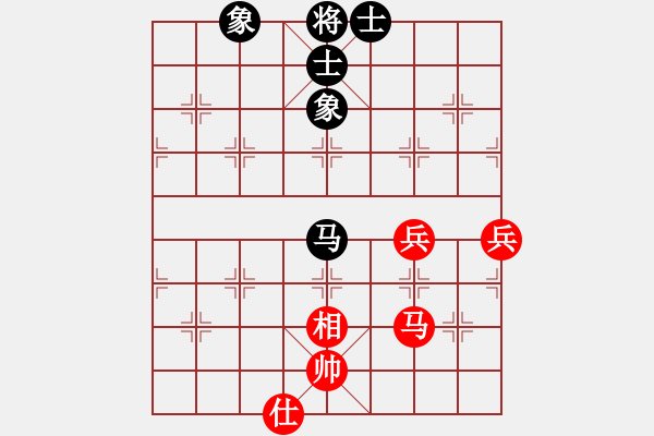 象棋棋譜圖片：五七炮進三兵對屏風馬進3卒紅左橫車對黑大開車（紅進車保兵黑車1平4）   大狗熊(7段)-和-教授棋 - 步數(shù)：90 