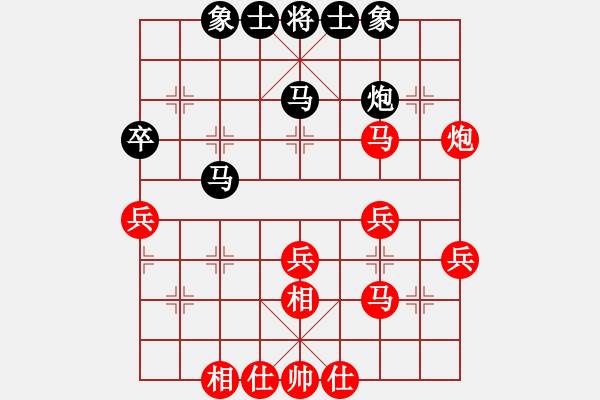 象棋棋譜圖片：返璞歸真(5段)-勝-寶坻夜襲隊(4段) - 步數(shù)：40 