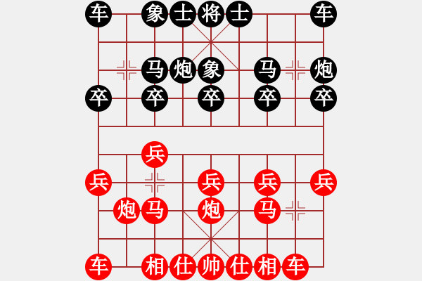 象棋棋譜圖片：天下一枝笛[2413169506] -VS- 嘴角揚(yáng)揚(yáng)[50129759] - 步數(shù)：10 