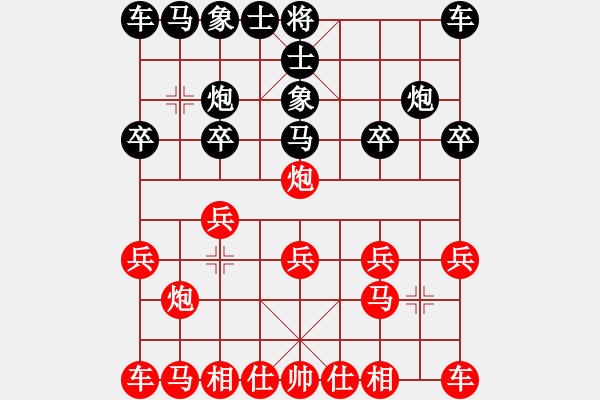 象棋棋譜圖片：‖棋家軍‖[474177218] -VS- 凡人[804956683]業(yè)四 - 步數(shù)：10 