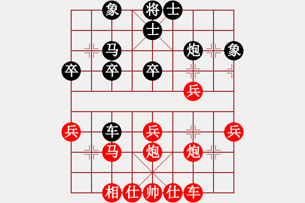 象棋棋譜圖片：★棋壇尊者★[407612993] -VS- 客似云來(lái)[810963942] - 步數(shù)：40 