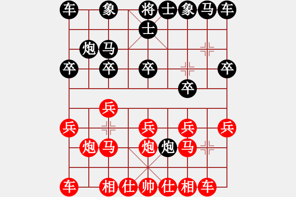 象棋棋譜圖片：bbboy002[紅] -VS- ak553622674[黑] - 步數(shù)：10 