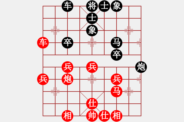 象棋棋譜圖片：bbboy002[紅] -VS- ak553622674[黑] - 步數(shù)：40 