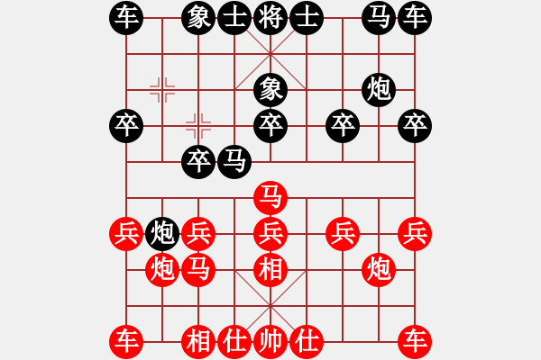 象棋棋譜圖片：寂寞天地(9段)-負-虎鯨(2段) - 步數(shù)：10 