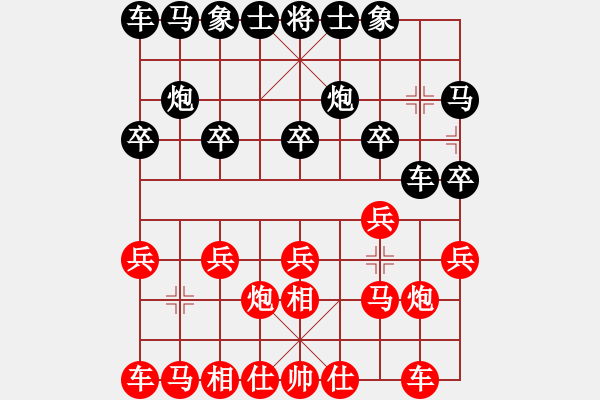 象棋棋譜圖片：bbboy002(6級(jí))-勝-gbdsb(5級(jí)) - 步數(shù)：10 