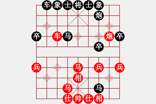 象棋棋譜圖片：ssqqxx(9星)-負(fù)-wrcyy(9星) - 步數(shù)：40 