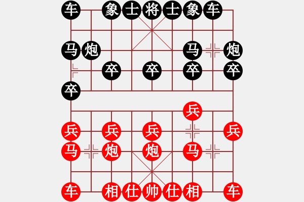 象棋棋譜圖片：大師群-云海VS百花-樺(2015 1 18) - 步數(shù)：10 