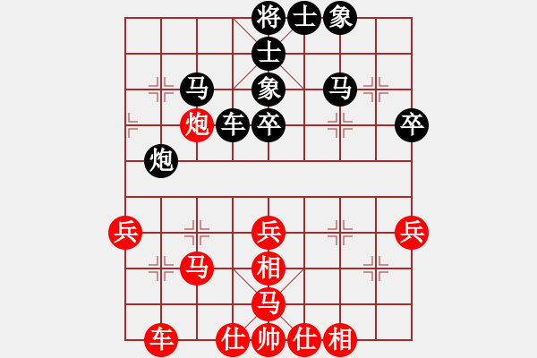 象棋棋譜圖片：花旗參(9星)-和-神劍一品堂(天罡) - 步數(shù)：40 