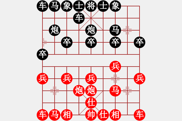 象棋棋譜圖片：落日黃云天，[2363734936] -VS- 橫才俊儒[292832991] - 步數(shù)：10 