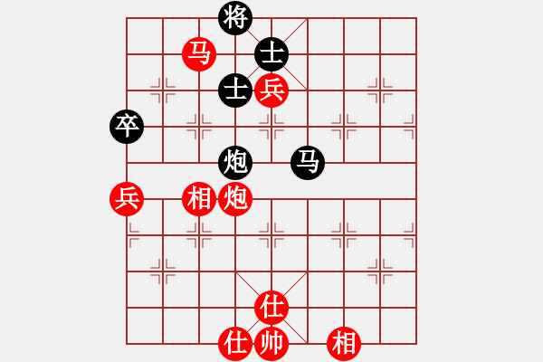 象棋棋譜圖片：深圳弈川象棋俱樂(lè)部隊(duì) 李少庚 勝 北京威凱＆金環(huán)建設(shè)京冀聯(lián)隊(duì) 王禹博 - 步數(shù)：100 