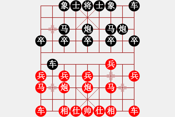 象棋棋譜圖片：rarara(7段)-負(fù)-棋童二(月將) - 步數(shù)：10 