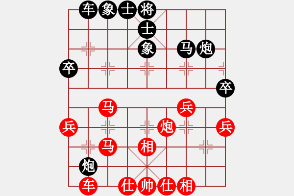 象棋棋谱图片：2017第三届淄博傅山杯张荣昌先和桥继伟11 - 步数：38 