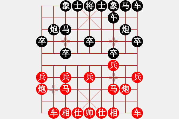 象棋棋譜圖片：酈智威     先和 武俊強(qiáng)     - 步數(shù)：10 