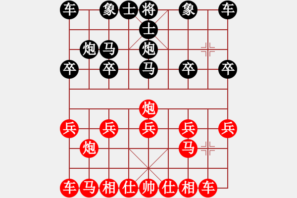 象棋棋譜圖片：6 - 步數(shù)：10 