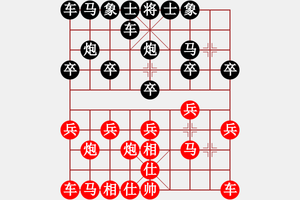 象棋棋譜圖片：形為物役[415760086] -VS- 橫才俊儒[292832991] - 步數(shù)：10 