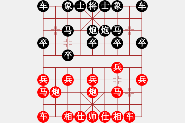 象棋棋譜圖片：志在天下[1282255682] -VS- 孤獨(dú)劍客[906559680] - 步數(shù)：10 