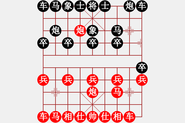 象棋棋譜圖片：蘇雅琳后和學(xué)可以_擔(dān)子炮 - 步數(shù)：10 