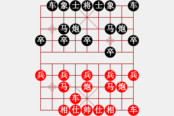 象棋棋谱图片：男子团体2 (1)许正豪先和马正伦 - 步数：10 