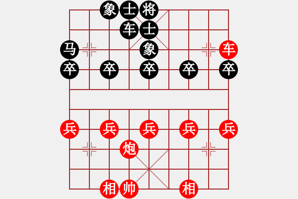 象棋棋譜圖片：雙馬局紅先右橫車變例（六）紅炮打駒入庫之后還是黑優(yōu) - 步數(shù)：50 