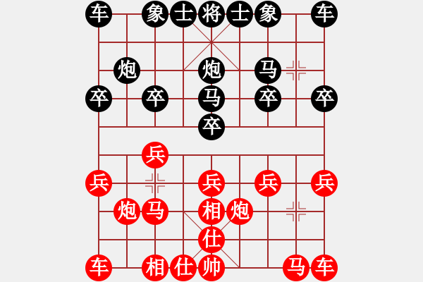 象棋棋譜圖片：第08輪 第01臺(tái) 來賓象州 吳宗秀 先和 崇左龍州 秦榮 - 步數(shù)：10 