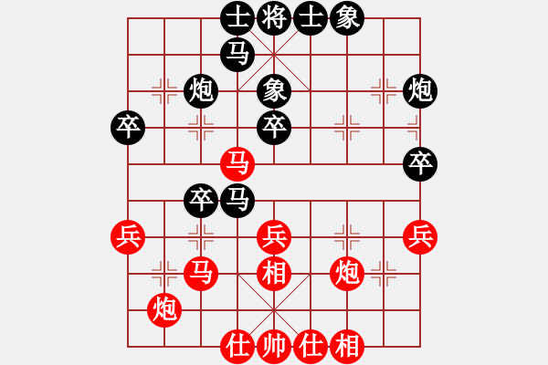 象棋棋譜圖片：許統(tǒng)才先和史祥順 - 步數(shù)：40 