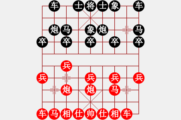 象棋棋譜圖片：四１　　杭州棋院繆雨澤先和海寧杜國杰.XQF - 步數(shù)：10 