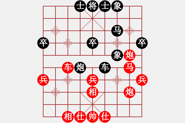 象棋棋譜圖片：第03輪 第12臺 湖北武漢 李建鄂 先勝 江蘇徐州 高順民 - 步數(shù)：40 