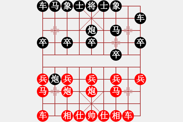 象棋棋譜圖片：“威凱房地產(chǎn)杯”一級(jí)棋士賽4輪17臺(tái)：廣東陳幸琳Vs北京源泉 - 步數(shù)：10 