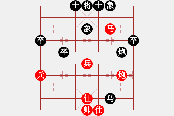 象棋棋譜圖片：2006年迪瀾杯弈天聯(lián)賽第三輪：血劍冰心(8級)-負-十三炮(7段) - 步數(shù)：60 