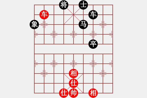 象棋棋譜圖片：中炮過河車互進七兵對屏風馬平炮兌車 紅進河口馬 黑象3進5 （紅車四進二）  testchess(4 - 步數(shù)：130 