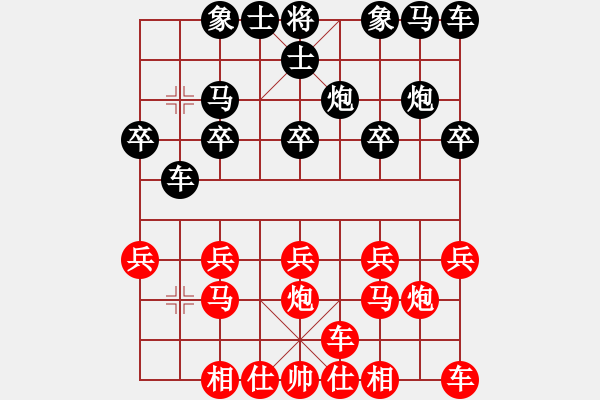 象棋棋譜圖片：大正過宮炮和共同認(rèn)識(shí)10兵五進(jìn)一 - 步數(shù)：10 