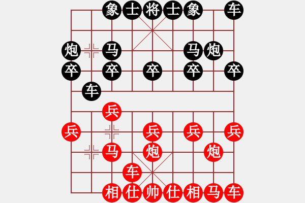 象棋棋譜圖片：象棋愛好者 VS 云棋士 - 步數(shù)：10 