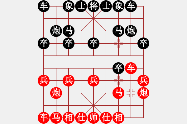 象棋棋譜圖片：第一輪 張民革勝左小衛(wèi) - 步數(shù)：10 