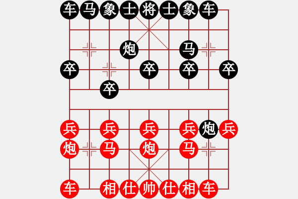 象棋棋譜圖片：第九輪 西安高鵬先負(fù)楊凌昊天高飛 - 步數(shù)：10 