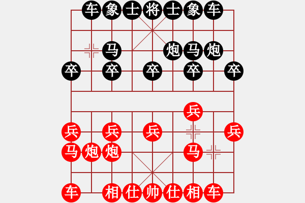 象棋棋譜圖片：peak(2段)-勝-昆山鈍刀(1段) - 步數(shù)：10 