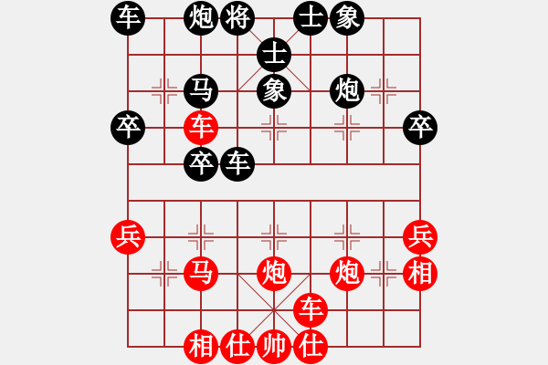 象棋棋譜圖片：genius(5段)-和-天涯任我行(4段) - 步數：40 