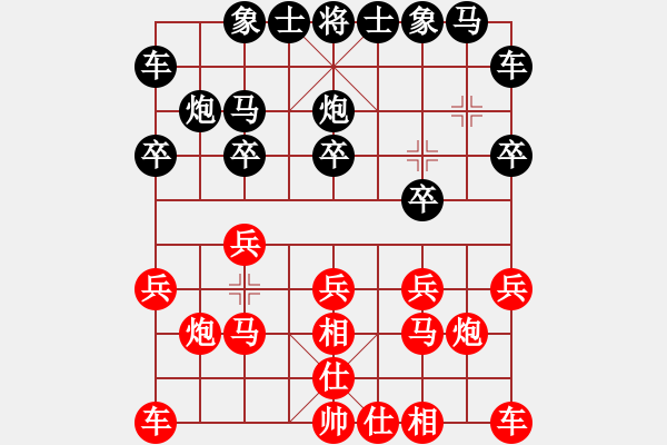 象棋棋譜圖片：二十一畫生[254672739] -先勝- 學(xué)好象棋布局[1401715374]（殺士入局） - 步數(shù)：10 