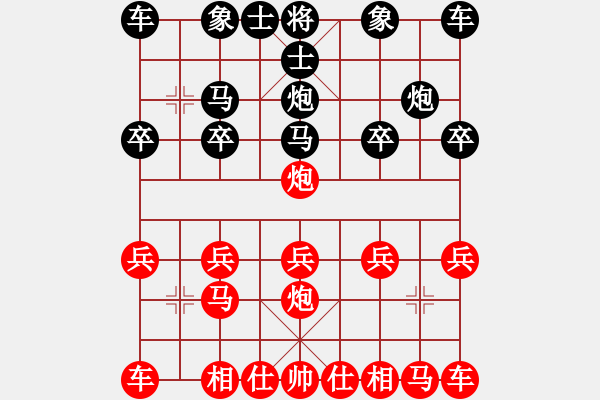 象棋棋譜圖片：[13級(jí)]浩軒爺 先勝 [9級(jí)]楊大山 - 步數(shù)：10 