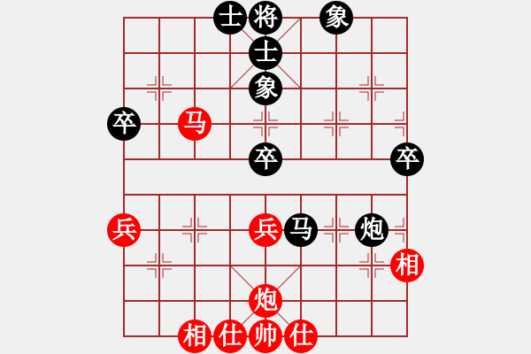 象棋棋譜圖片：重慶肥腸面(2段)-負-一心(1段) - 步數(shù)：76 