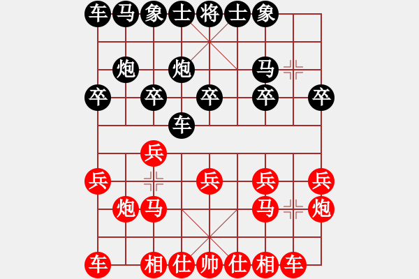 象棋棋譜圖片：男子組 8-19 天津 徐志同紅先負(fù) 浙江 周子揚(yáng) - 步數(shù)：10 