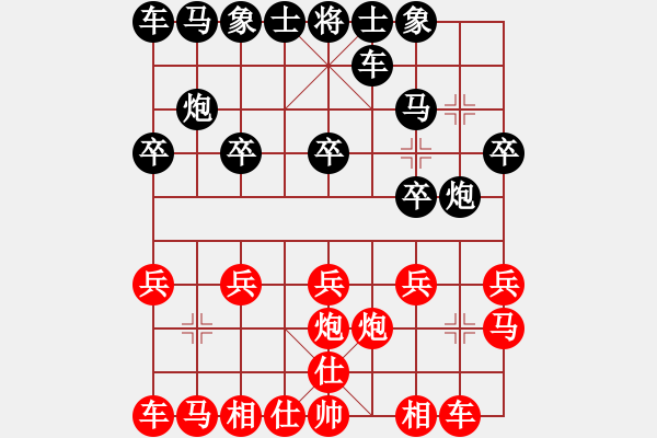 象棋棋譜圖片：1509182233 “Administrato-輸率100.pgn - 步數(shù)：10 