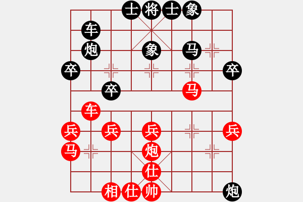 象棋棋譜圖片：姚一姚(5段)-負(fù)-xiaozenwei(9段) - 步數(shù)：40 