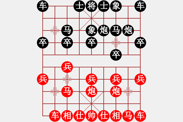 象棋棋譜圖片：行者必達(dá)[253989575] -VS- 陽光山川[340586332]F - 步數(shù)：10 