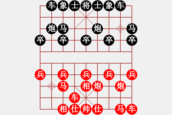 象棋棋譜圖片：雙魚座[199622222] -VS- 【中】正義使者[609092485] - 步數(shù)：10 